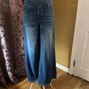 Halara Wide-Leg Mid-Rise Women’s Jeans — Blue